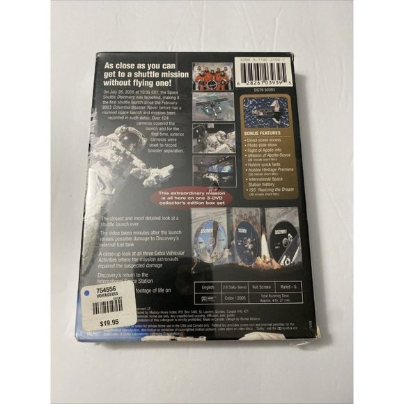 (NASA) Voyage of Discovery 3 Disc Set DVD NEW SEALED - Picture 2 of 8